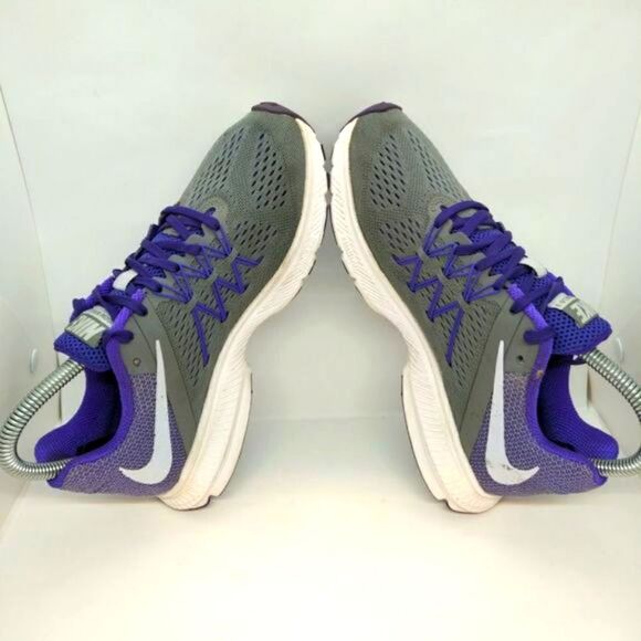 Nike Zoom Winflo 3 Running Sneakers Shoes Women's Size 6 Purple Grey Nike Colorf - Picture 6 of 9